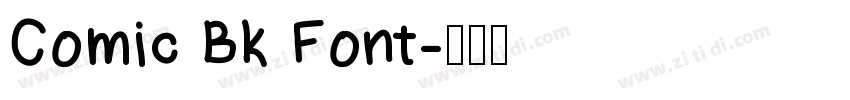 Comic Bk Font字体转换